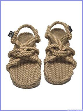 Handmade Rope Sandals Unisex Slide Slip-On Summer Beach Sandals